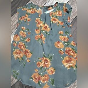 Ambriz pleat front detail blouse